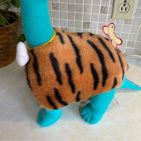 Vintage NWT Russ Fossil Friends Brachiosaurus dinosaur plush stuffed animal - Picture 8 of 11